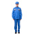 燕舞 JZYNW2019YX7006 男女款夏秋生产运行套装工作服 155-190码（计价单位：套）定制商品  蓝色