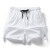 安巧象 运动裤冰丝速干透气户外工作运动夏季薄款宽松短裤 白色 备注（S至4XL) 