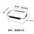 pet保鲜盒大容量专用级冷冻收纳盒长方形生鲜泡菜密封盒 高透明169【36.2*25.5*13.5】8.7