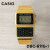 元族工控自动化手表CASIO CA-53WF-1B 绝命毒师 黑色反显电子计算 DBC-611G-1 金表钢带