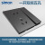 simon 五孔带双控i6air荧光灰色钢底板超薄面板 定制
