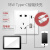 德力西86型暗装TYPE-C插座面板家用5孔带usb电源手机充电智能快充 （18w）TYPE-C智能快充五孔银色