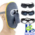 牛皮眼镜劳保电焊眼眼镜鬼脸防护面罩头戴式牛皮电焊面罩 牛皮面罩