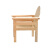 橙央宝宝餐椅可折叠0-6岁实木儿童餐椅实木宝宝餐椅子小板凳吃饭桌椅0 裸椅（无餐盘无坐垫）