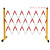 隐阳工匠玻璃钢伸缩管式围栏电力安施工围挡可移动护栏 高12*4米红白色加厚国标
