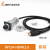 威浦WY24 HDMI防水工业数据连接器HDMI2.0接头航空插线缆 WY24-HDMI2.0套装(线长1米)