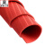 洛楚 绝缘橡胶板10mm红色条纹1米x5米 配电房绝缘橡胶垫 高压绝缘垫配电室绝缘板