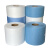 多用途工业大卷纸布吸水吸油纸无尘纸机械擦拭布不织布蓝白色 蓝色B25（25*38cm）500片/卷