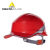 代尔塔abs夏季透气防晒遮阳绝缘建筑电工地施工程劳保安全帽头盔 橙色