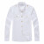 铁路制服衬衣正版工作服长袖短袖衬衫白色 白色长袖 42
