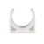 联塑 管夹PVC电工套管配件白色 Φ50