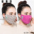 GJXBP防尘口罩男女通用可清洗重复使用纯棉透气活性炭防工业粉尘 2只装(贵族格+紫色)