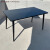 爱曼舒（AIMANSHU）铁艺椅组合露天摆碳钢长方形饭桌店 黑色单桌120 60cm碳钢长桌