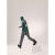 始祖鸟（ARC’TERYX）HALLAM系列男士毛衣 透气保暖亲肤羊毛连帽针织衫 墨绿色 Pytheas M