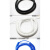 国标2芯3芯弹簧电源线0.5平方伸缩电线 螺旋电缆线10米-15米 黑2芯0.5平方 10米