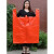 大号红色塑料袋超大加厚背心方便袋特大服装收纳打包搬家手提袋子 55*80加厚50个