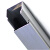 DS 铝合金方线槽 30*25mm 壁厚0.6mm 1米/根 外盖明装方形自粘地面