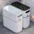 自动打包垃圾桶卫生间厕所厨房专用夹缝大容量带盖大号放纸桶 灰色