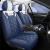 博紫2024新款汽车座套全包围四季通用坐垫透气专用座垫椅套 星空蓝 宝马5系525Li528li530li520li