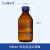 蜀牛玻璃棕色透明蓝盖丝口试剂瓶高硼硅蓝盖瓶00/250/500/1000ml/2000ml/500 棕色1000ml