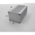 适用定制正方形铝合金外壳铝型材盒子铝盒长方形壳体氧化开孔丝印打标打样 25*25*长80黑色