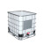 玛仕福 IBC吨桶集装储水桶罐 化工塑料桶 1000L方静电阀门吨桶白色(加厚）