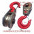 滑轮吊轮自锁新款轴承滑轮链条专用滑车起重机电葫芦提升机钢丝绳 J70-5吨滑轮钩(锻钢加厚)
