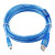 用于汇川PLC编程电缆USB型线调试H0U/H1U/H2U/H3U Mini数据下载线 镀金蓝USBMINI 5m