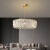 VVS2024年新款轻奢全铜水晶客厅吊灯餐厅灯后现代简约创意别墅灯 双层直径60+100CM三色变光