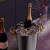 HYWLKJ不锈钢冰桶商用酒吧欧式香槟桶装冰块的桶加厚龙头啤酒桶红酒桶 5L凤头香槟桶