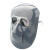 添新焊友焊工专用脸部防护面罩头戴式电焊面罩焊接防烤脸面具 BX-6面罩+深绿眼镜x1+松紧带