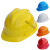 星曌儿童帽安全帽工地施工电力电工ABS材质防砸安全帽印字 创新帽橘色
