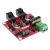 L298N电机驱动板模块红板步进电机驱动直流电机驱动器机器人配件 L298N 红色 插件电容版