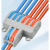 快速接线端子 多功能电线连接器导线对接线夹分线接头连接端子 2进6出/25只(彩色款)