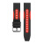 适用于华为GT2GT3手表三星手表华米手表通用款22MM双色硅胶表带 22MM金立款-黑+中国红 22MM