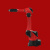 定制适用焊接机器人10kg碳钢焊接六轴机械臂折弯上下料搬运机械手 西瓜红2030六轴 臂展2000负