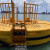 迅爵( 工程黄色BT4300不带供电)新型潜水泵浮体河道采水浮圈水质监测浮标设备搭载塑料浮筒剪板