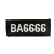 定制2011式保安胸牌胸号新款保安魔术粘贴式布胸号 保安号码牌 BA6666