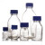验室蓝盖瓶透明棕色流动相丝口瓶大口蓝盖试剂瓶耐高温耐酸碱玻璃 1000ml透明