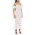 JACQUEMUS女式中长款连衣裙简约专柜可拆卸袖子吊带连衣裙 White 36