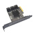 PCI-E3.0 转2口6口10口SATA3硬盘6G扩展卡ASM1166主控GEN3群晖 黑板-ASM1061主控带散热片-2口