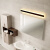 宏迪莱镜前灯简约现代浴室卫生间厕所镜柜洗手间防水防 黑-60cm-23W-暖光(白光备