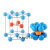 金属晶体结构模型初高中有机化学分子结构球棍比例拼接模型不锈钢 氯化晶体八个立方体