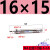 不锈钢笔型迷你气缸MA16/20/25-50X100X125X150X200SCA MA16*15-S-CA
