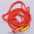 鲁惠绳带高空作业绳空调安装绳安全带加长绳登山捆绑绳延长绳二保绳 红色全编 16毫米4米送双钩