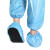 LISM鞋套无尘室内车间电子厂实验室机房可反复使用防滑脚套男女 条纹鞋套蓝色1双 均码