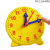 钟表模型一二年级小学生三针时钟面教学儿童学具学习认识时间教具 大号三针联动(蓝色)