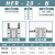 德客型小型气动180度开闭手指气缸机械手气爪HFR10 16 20 25 32 HFR10