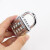 海斯迪克 8位按键密码锁 健身房更衣柜工具箱防盗固定挂锁 电白 HKQL-100
