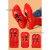 琪可朵（CHIC DOLL）本命年袜子龙年红袜子女男网红中筒袜红色属龙踩小人新年鸿运情侣 红色中筒【踩小人】 5双